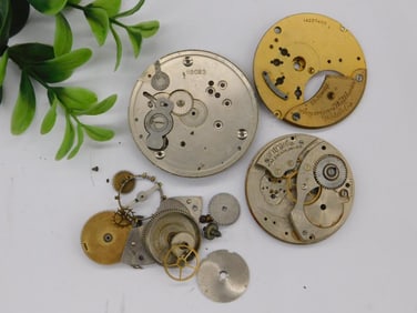 Vintage Watch Movements and Parts WATCHMAKING WATCHMAKER TOOLS