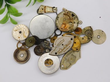 Vintage Watch Parts and Movements for Repair or Crafts WATCHMAKING WATCHMAKER TOOLS