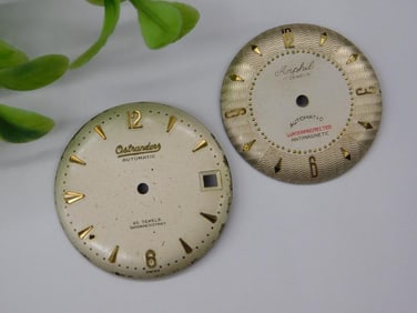 Vintage Watch Dials for Restoration Projects WATCHMAKING WATCHMAKER TOOLS
