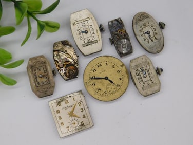 Antique Watch Movements and Dials Watchmaking Watchmaker Tools
