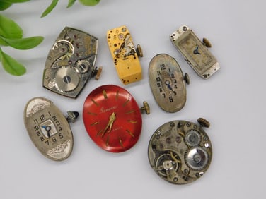 Vintage Watch Movements and Parts for Repair Watchmaking Watchmaker Tools