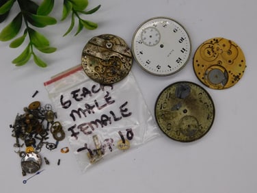 Vintage Watch Parts and Movements Watchmaking Watchmaker Tools
