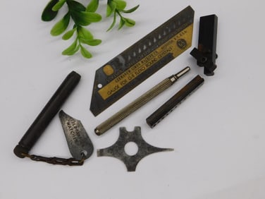 Vintage Metal Tools and Accessories Collection Watchmaking Watchmaker Tools
