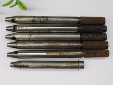 6 Steel Hollow Hole Punch Tools Watchmaking Watchmaker Tools