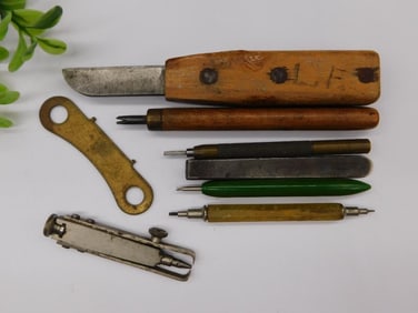 Vintage Drafting and Marking Tools WATCHMAKER WATCHMAKING TOOLS