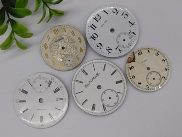 Vintage Pocket Watch Dials WATCHMAKER WATCHMAKING TOOLS