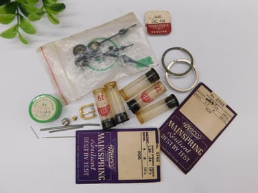 Watch Parts and Accessories Lot WATCHMAKER WATCHMAKING TOOLS