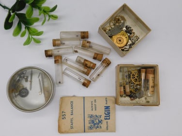 Watch Parts and Components Lot WATCHMAKER WATCHMAKING TOOLS