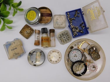 Vintage Watch Repair Parts and Accessories WATCHMAKER WATCHMAKING TOOLS