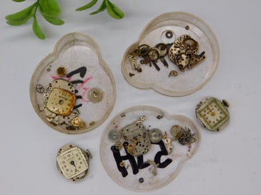 Vintage Watch Parts and Movements WATCHMAKER WATCHMAKING TOOLS