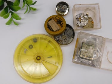 Vintage Watch Movements And Parts WATCHMAKER WATCHMAKING TOOLS