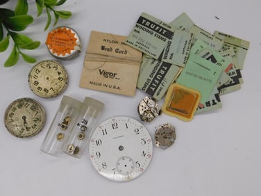 Vintage Watchmaker Supplies and Parts WATCHMAKER WATCHMAKING TOOLS