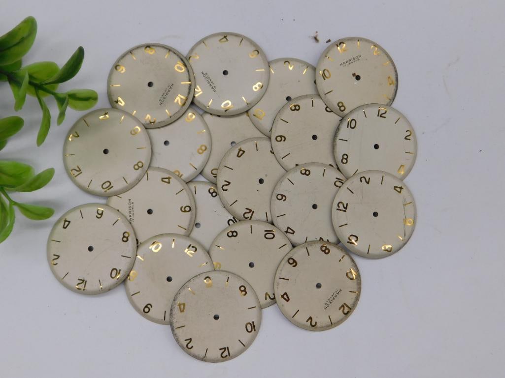 Vintage Watch Dials with Arabic Numerals WATCHMAKER WATCHMAKING TOOLS (1 of 2)