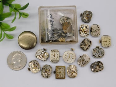 Vintage Watch Movements and Parts WATCHMAKER WATCHMAKING TOOLS