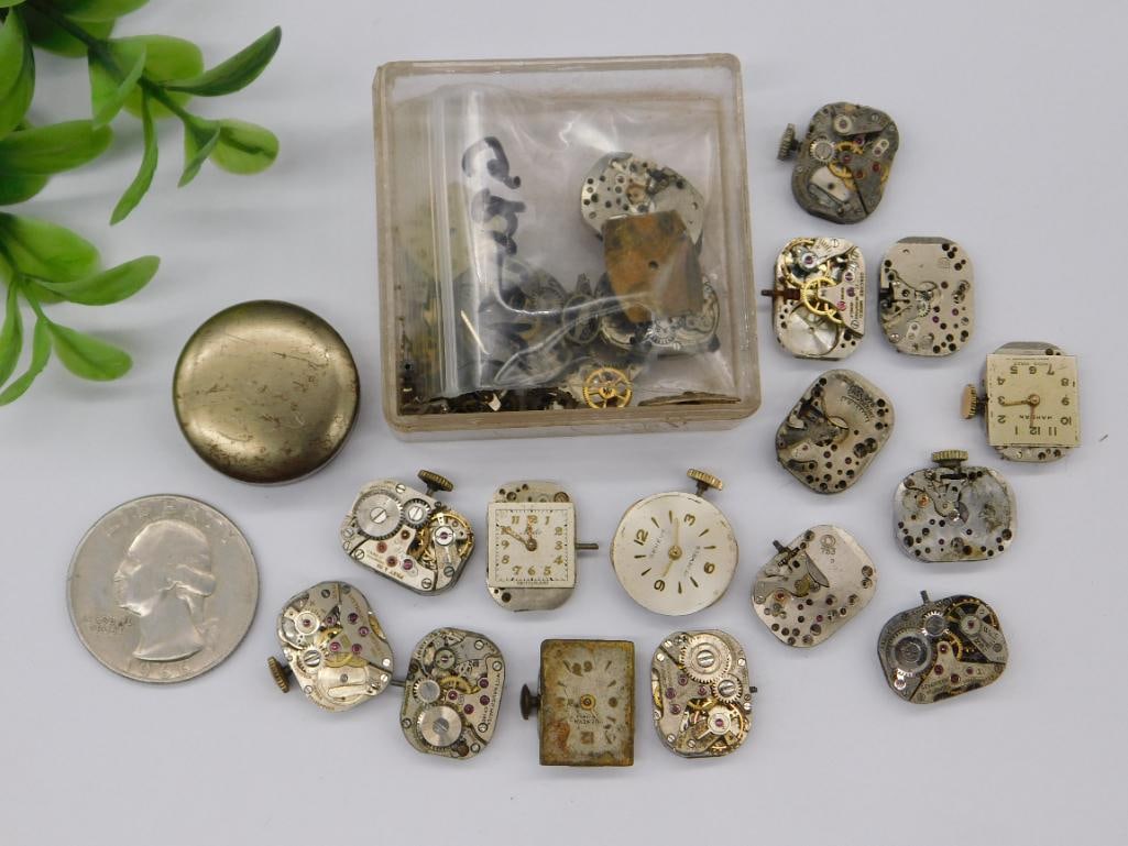 Vintage Watch Movements and Parts WATCHMAKER WATCHMAKING TOOLS (1 of 1)