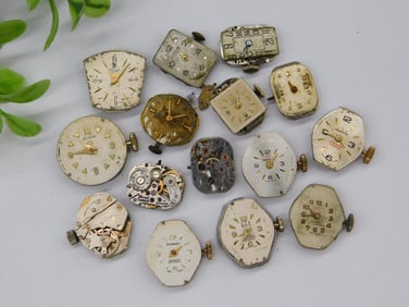 Vintage Watch Movements for Parts or Repair WATCHMAKER WATCHMAKING TOOLS