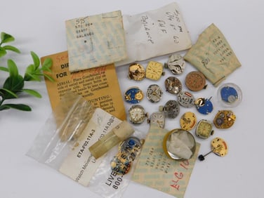 Watch Movements, Dials, and Parts for Repair WATCHMAKER WATCHMAKING TOOLS