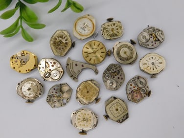 Vintage Watch Movements for Parts or Repair WATCHMAKER WATCHMAKING TOOLS