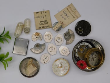 Vintage Watch Parts and Repair Items Watchmaker Watchmaking Tools