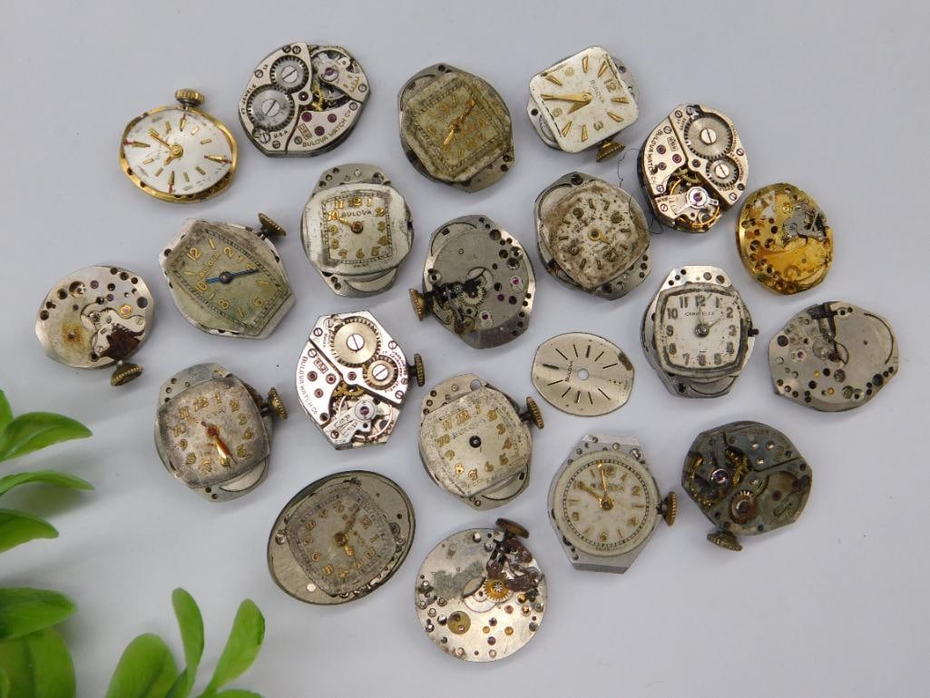 Vintage Watch Movements for Parts or Repair Watchmaker Watchmaking Tools (1 of 3)