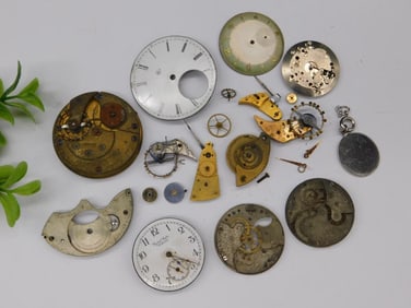 Vintage Pocket Watch Parts and Movements?WATCHMAKERS WATCHMAKING TOOL