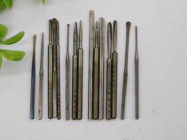 12 Vintage Metal Etching or Engraving Tools?WATCHMAKERS WATCHMAKING TOOL
