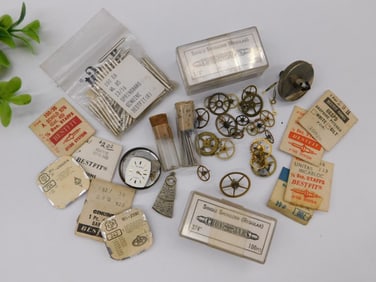 Watch Repair Parts and Components Assortment?WATCHMAKERS WATCHMAKING TOOL