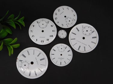 Vintage Enamel Watch Faces?WATCHMAKERS WATCHMAKING TOOL
