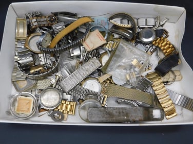 Vintage Watch Bands and Watch Parts for Repair/Repurpose WATCHMAKER WATCHMAKING TOOLS