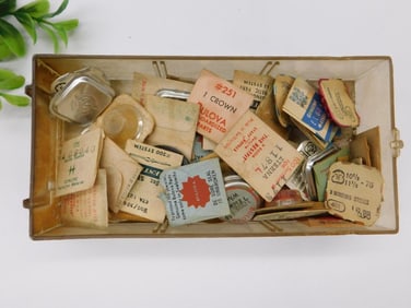 Vintage Watch Crystal and Parts Packaging WATCHMAKER WATCHMAKING TOOLS