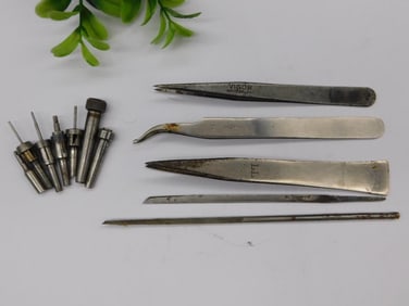 Precision Tools and Tweezers Set WATCHMAKER WATCHMAKING TOOLS