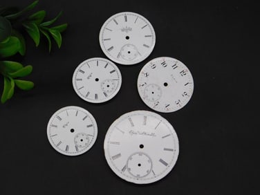 Vintage Watch Faces, Assorted Sizes WATCHMAKER WATCHMAKING TOOLS