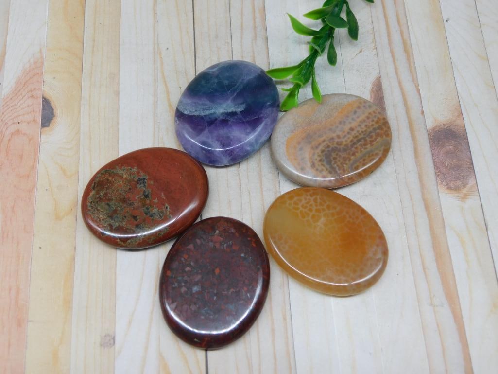 WORRY STONES ROCK STONE LAPIDARY SPECIMEN: WORRY STONES ROCK STONE LAPIDARY SPECIMEN