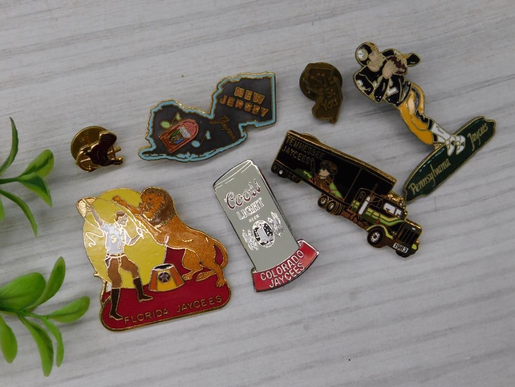 ENAMEL PINS VINTAGE ANTIQUE: ENAMEL PINS VINTAGE ANTIQUE