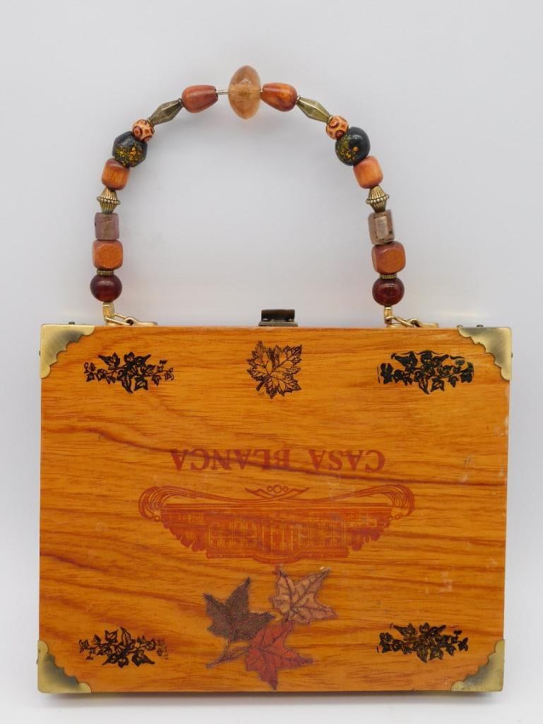 CIGAR BOX CASA BLANCA CASE WITH ANTIQUE PHOTOS VINTAGE ANTIQUE: CIGAR BOX CASA BLANCA CASE WITH ANTIQUE PHOTOS VINTAGE ANTIQUE