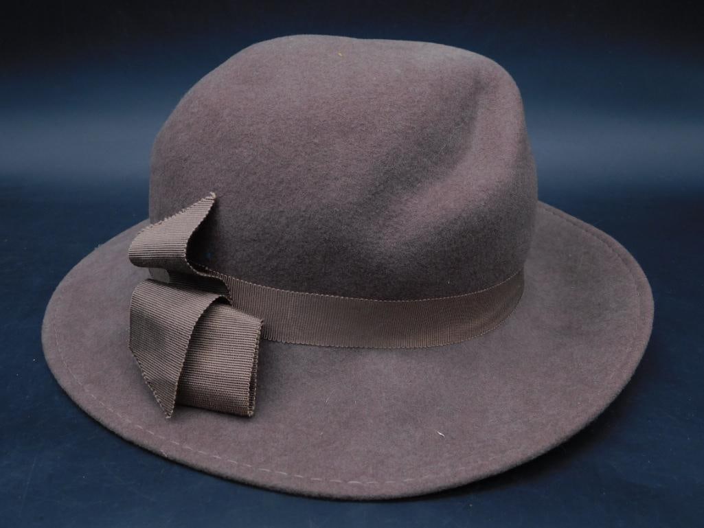 Doekin Felt 100% Wool Hat by G.W. Bollman Co. - Made in USA: Doekin Felt 100% Wool Hat by G.W. Bollman Co. - Made in USA