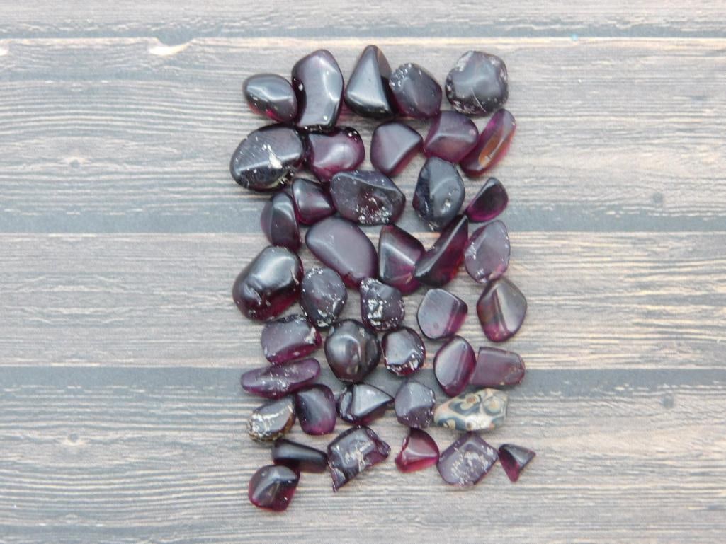 GARNET ROCK STONE LAPIDARY SPECIMEN: GARNET ROCK STONE LAPIDARY SPECIMEN