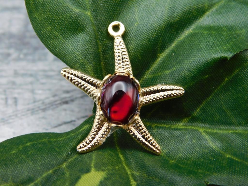 ABALONE STONE STARFISH PENDANT ROCK STONE LAPIDARY SPECIMEN: ABALONE STONE STARFISH PENDANT ROCK STONE LAPIDARY SPECIMEN