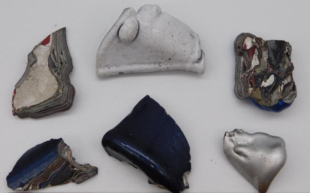 FORDITE MOTOR CITY AGATE ROCK STONE LAPIDARY SPECIMEN: FORDITE MOTOR CITY AGATE ROCK STONE LAPIDARY SPECIMEN