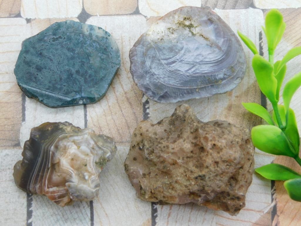 MIXED LOT ROCK STONE LAPIDARY SPECIMEN: MIXED LOT ROCK STONE LAPIDARY SPECIMEN