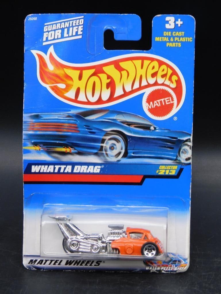 Hot Wheels Whatta Drag #213 Die-Cast Car in Original Packaging: Hot Wheels Whatta Drag #213 Die-Cast Car in Original Packaging