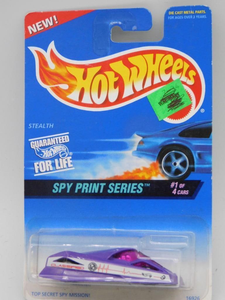 Hot Wheels Spy Print Series Toy Car, Collector #553: Hot Wheels Spy Print Series Toy Car, Collector #553
