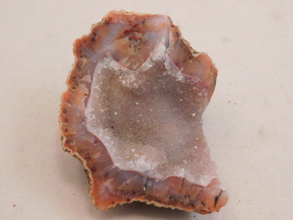 CAVE GEODE ROCK STONE LAPIDARY SPECIMEN: CAVE GEODE ROCK STONE LAPIDARY SPECIMEN