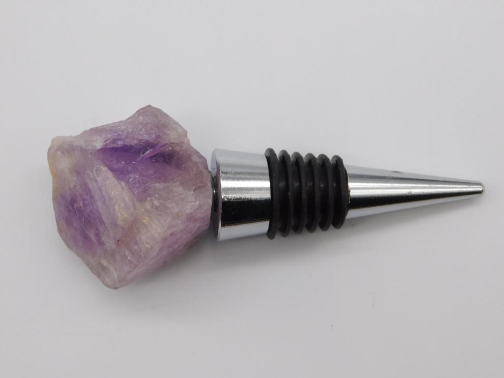 STONE WINE BOTTLE STOPPER: STONE WINE BOTTLE STOPPER