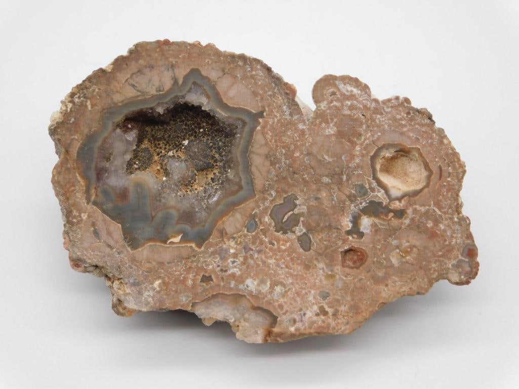 MEXICAN AGATE ROCK STONE LAPIDARY SPECIMEN: MEXICAN AGATE ROCK STONE LAPIDARY SPECIMEN