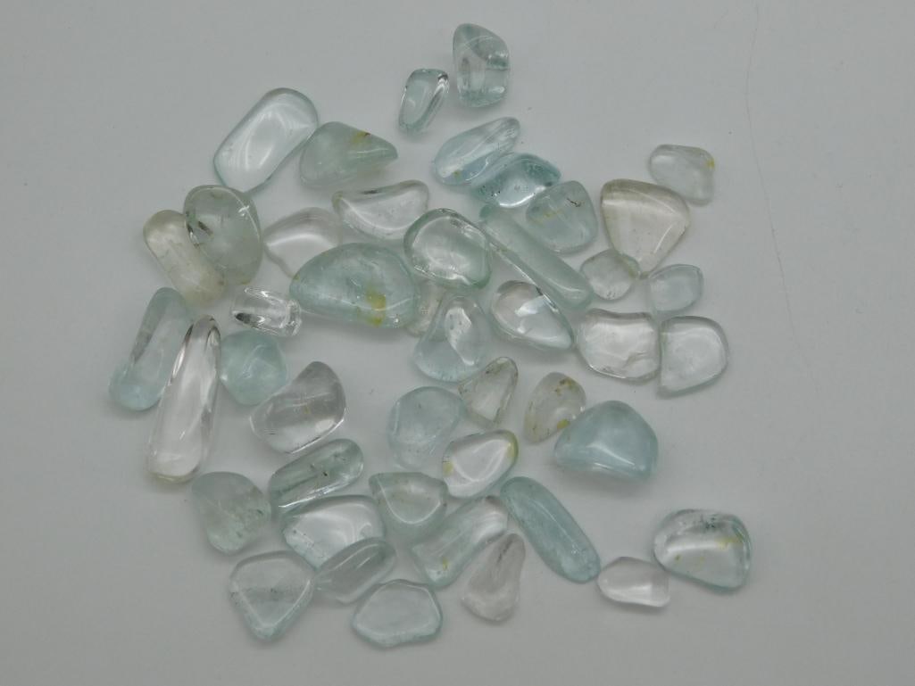 BLUE TOPAZ GEMSTONES 225 CARATS VINTAGE ANTIQUE: BLUE TOPAZ GEMSTONES 225 CARATS VINTAGE ANTIQUE