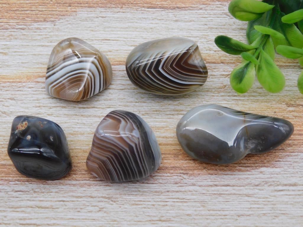 BOTSWANA AGATE ROCK STONE LAPIDARY SPECIMEN: BOTSWANA AGATE ROCK STONE LAPIDARY SPECIMEN