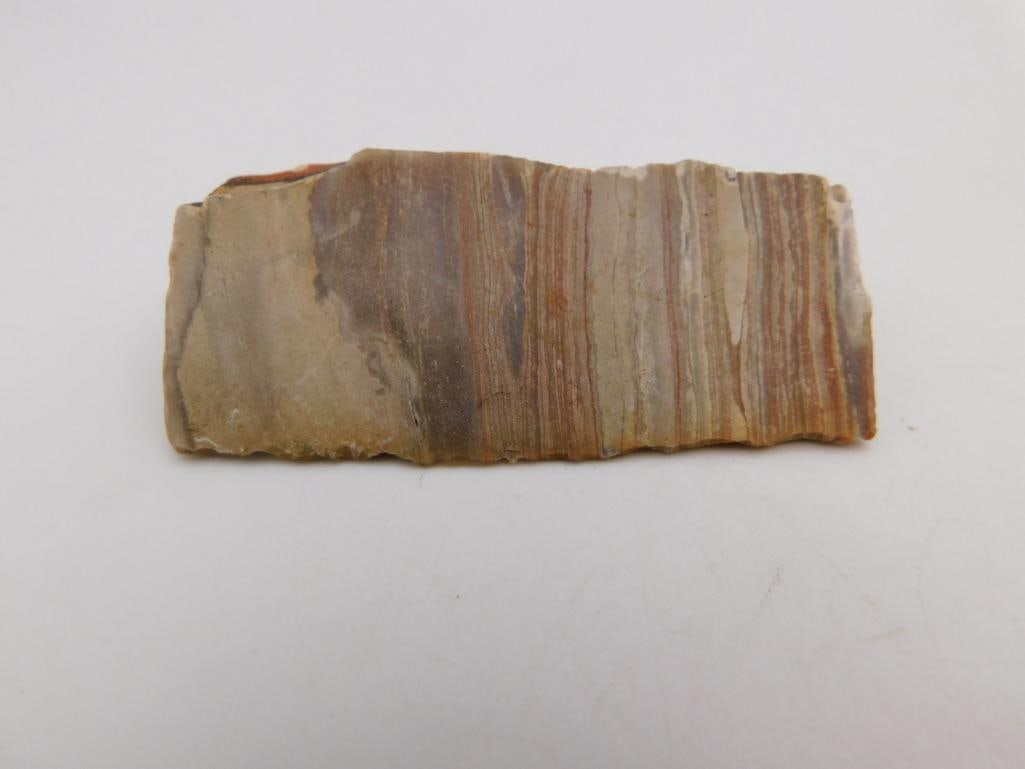 BANDED JASPER ROCK STONE LAPIDARY SPECIMEN: BANDED JASPER ROCK STONE LAPIDARY SPECIMEN