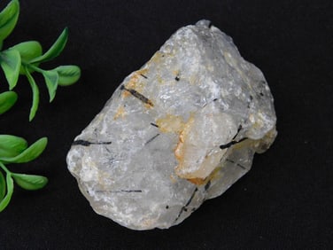 Tourmalated Quartz Rock Stone Lapidary Specimen