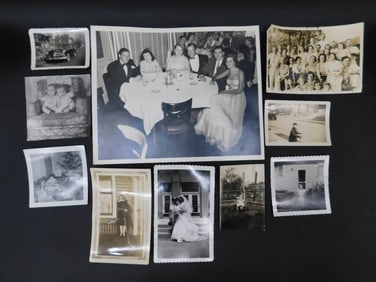 Collection of 10 Black-and-White Photographs